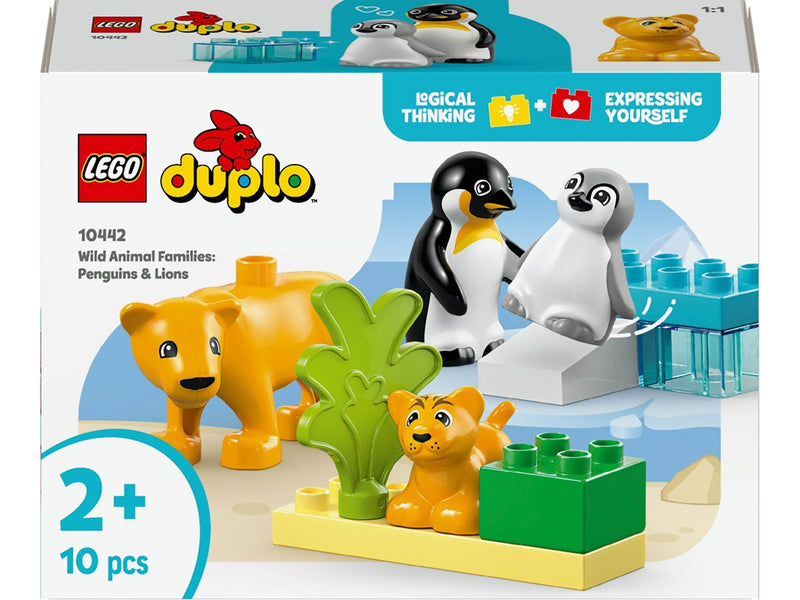 LEGO DUPLO 10442 Wildtier-Familien: Pinguine und Löwen