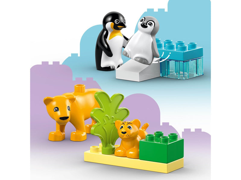LEGO DUPLO 10442 Wildtier-Familien: Pinguine und Löwen