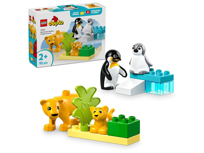 LEGO DUPLO 10442 Wildtier-Familien: Pinguine und Löwen
