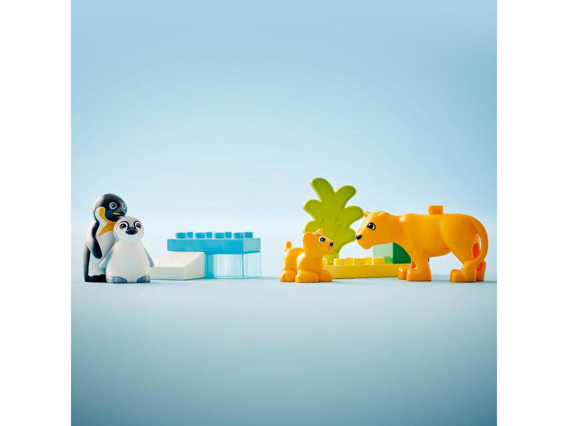 LEGO DUPLO 10442 Wildtier-Familien: Pinguine und Löwen