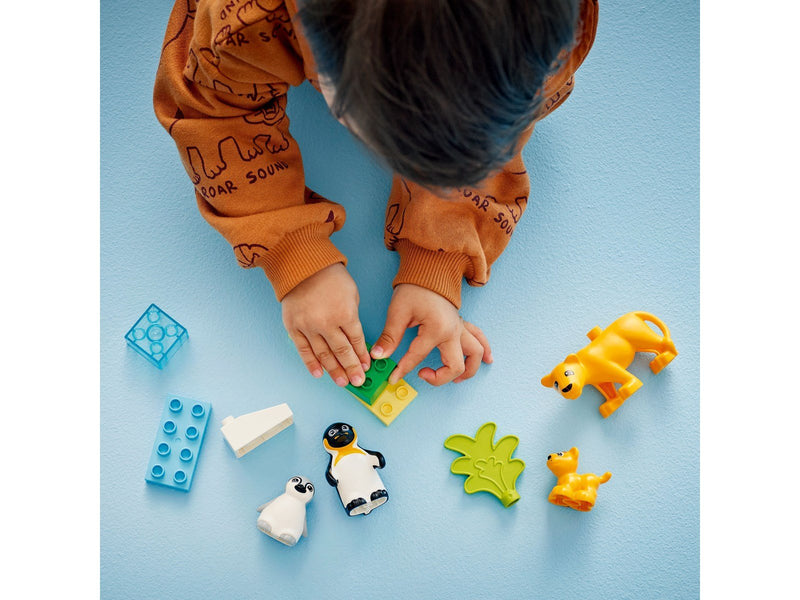 LEGO DUPLO 10442 Wildtier-Familien: Pinguine und Löwen