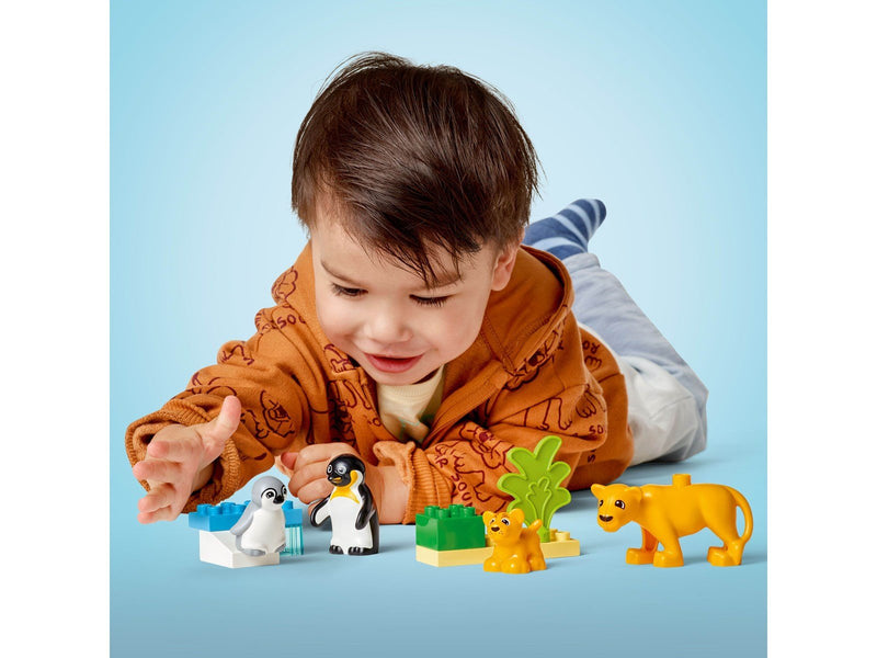 LEGO DUPLO 10442 Wildtier-Familien: Pinguine und Löwen