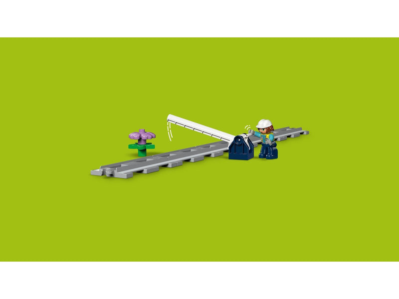 LEGO DUPLO 10426 Eisenbahnbrücke und Schienen – Erweiterungsset