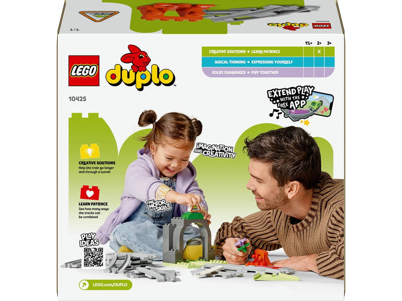 LEGO DUPLO 10425 Eisenbahntunnel und Schienen – Erweiterungsset