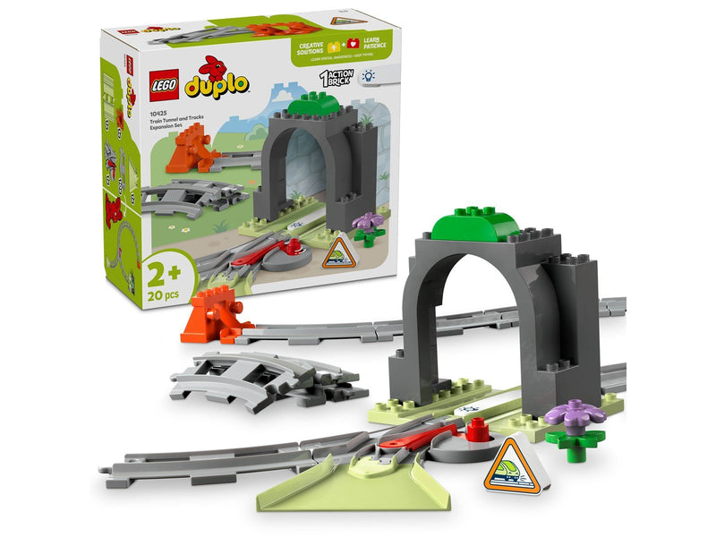 LEGO DUPLO 10425 Eisenbahntunnel und Schienen – Erweiterungsset