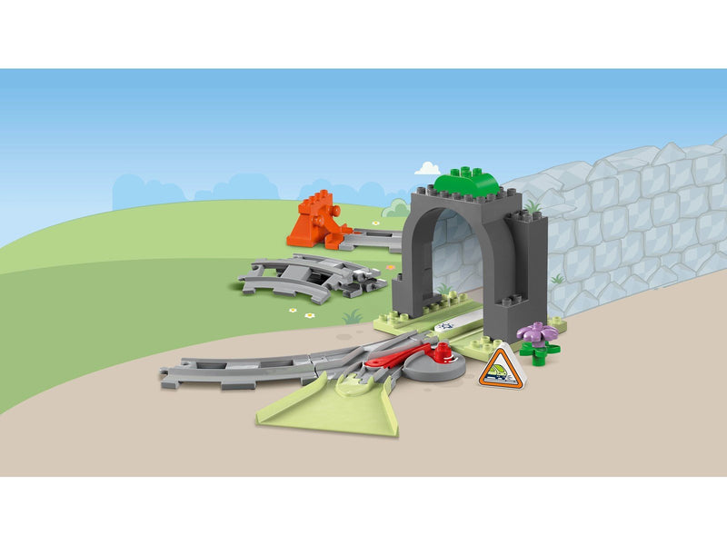 LEGO DUPLO 10425 Eisenbahntunnel und Schienen – Erweiterungsset