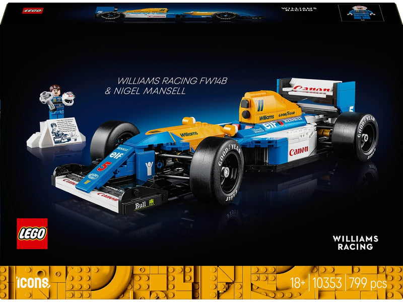 LEGO Icons 10353 Williams Racing FW14B mit Nigel Mansell