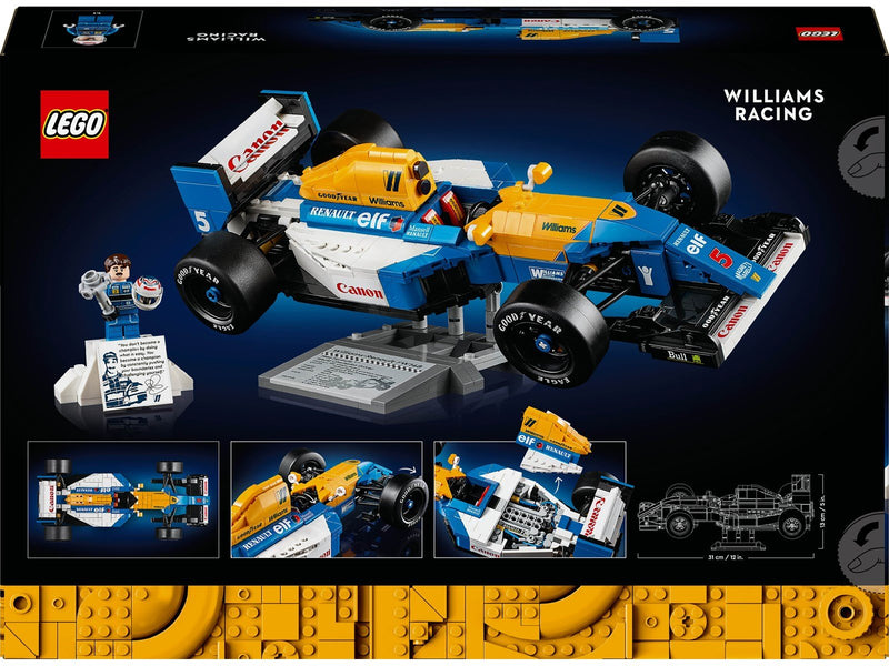 LEGO Icons 10353 Williams Racing FW14B mit Nigel Mansell