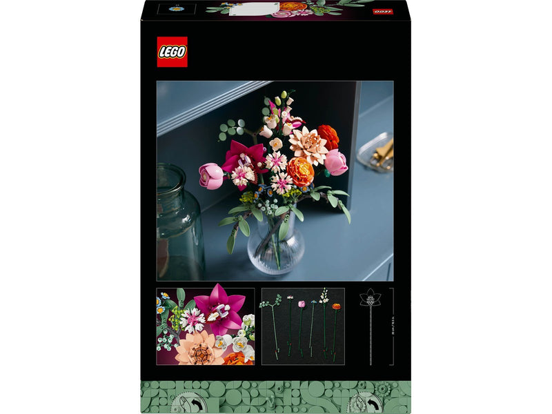 LEGO Botanicals 10342 Schöner Rosafarbener Blumenstrauß