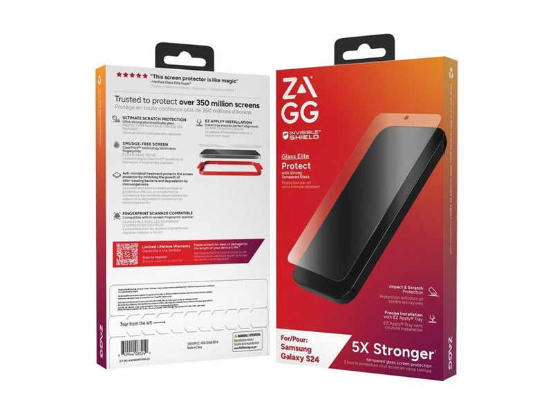 ZAGG InvisibleShield Glass Elite for Samsung Galaxy S24