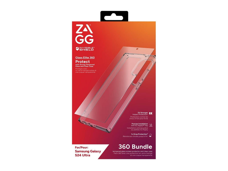 ZAGG InvisibleShield Glass Elite 360 for Samsung Galaxy S24 Ultra