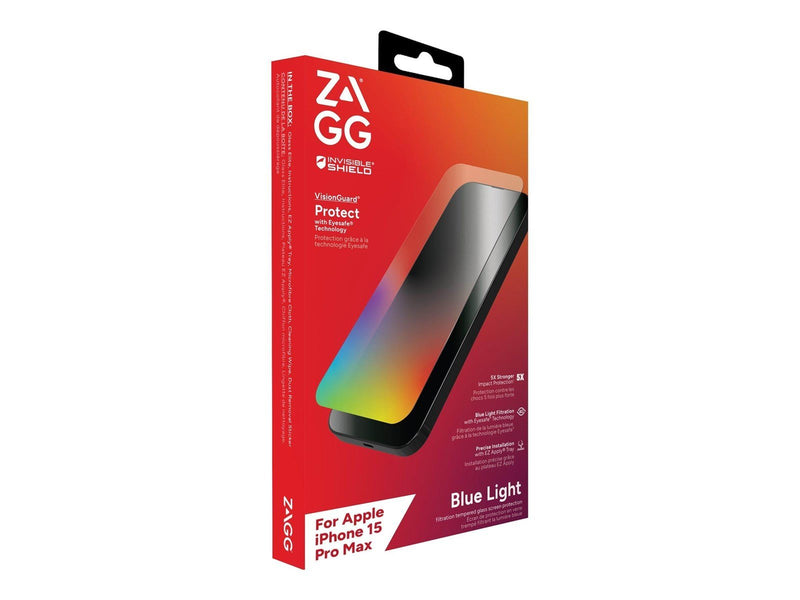 ZAGG InvisibleShield Glass Elite VisionGuard for Apple iPhone 15 Pro Max