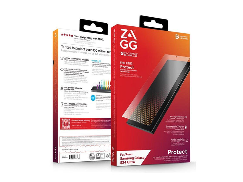 ZAGG InvisibleShield Flex XTR3 for Samsung Galaxy S24 Ultra