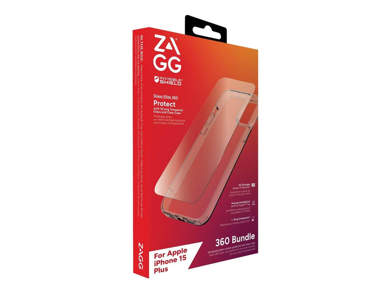 ZAGG InvisibleShield Glass Elite 360 for Apple iPhone 15 Plus