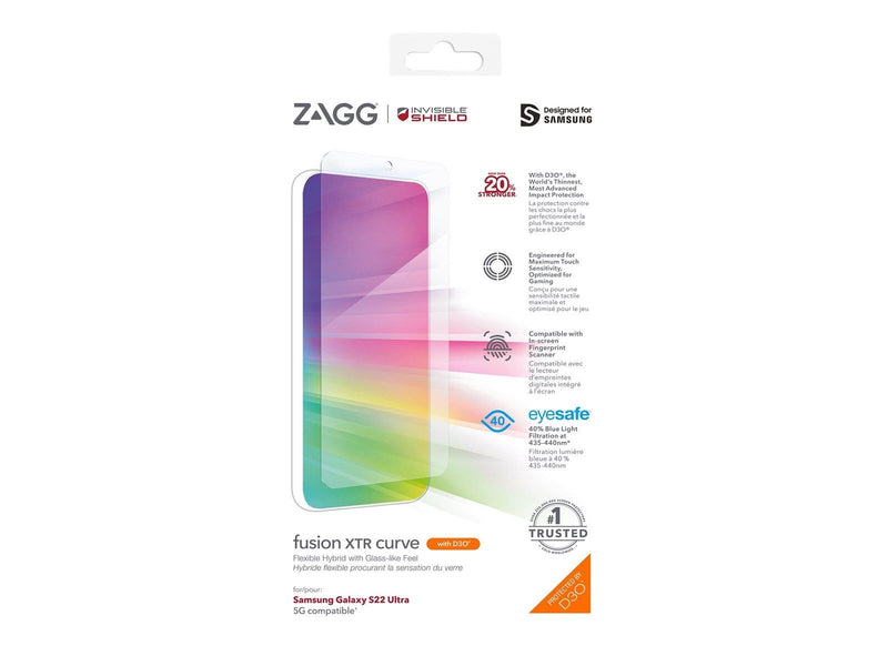 ZAGG InvisibleShield Fusion XTR for Samsung Galaxy S22 Ultra