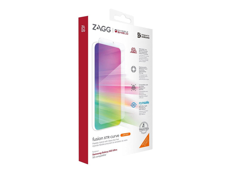 ZAGG InvisibleShield Fusion XTR for Samsung Galaxy S22 Ultra