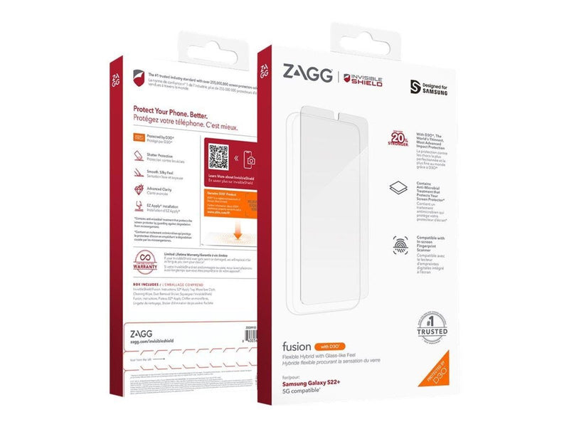 ZAGG InvisibleShield Fusion D3O Curve for Samsung Galaxy S22