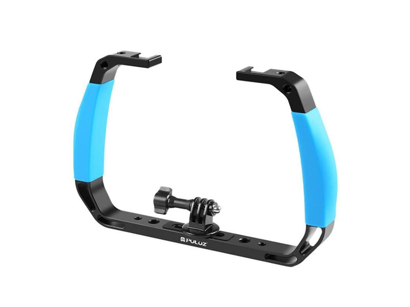 Puluz Underwater Diving Rig for Action Cameras (Blue)