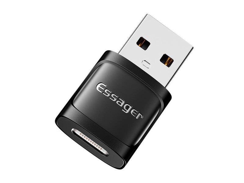 Essager Adapter OTG USB-C female to USB 3.0 male (black)