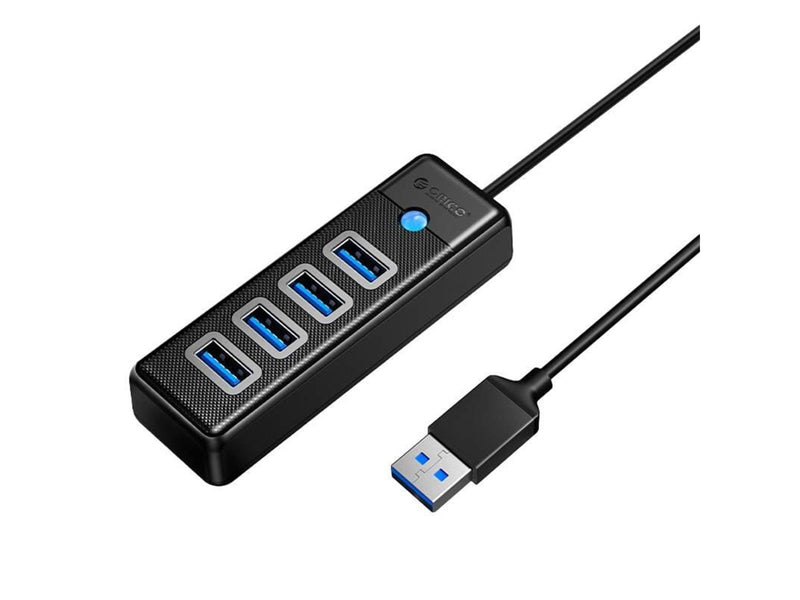 ORICO Hub USB to 4x USB 3.0 5 Gbps 0.15m (Black) USB-Hubs - USB 3.0 - 4 - Schwarz