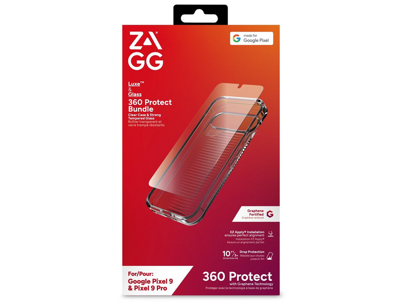 ZAGG Luxe & Glass 360 for Google Pixel 9/9 Pro