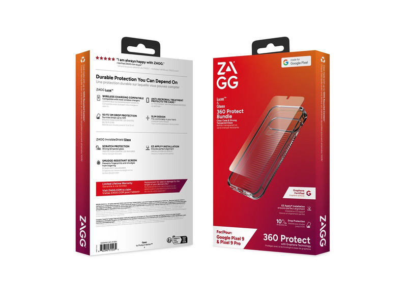ZAGG Luxe & Glass 360 for Google Pixel 9/9 Pro