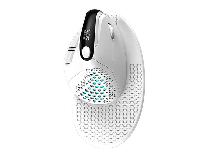 DeLUX M618XSD Wireless Vertical Mouse - Ergonomische Maus (Weiß)