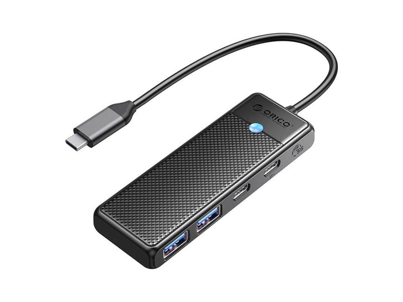 ORICO Hub 4in1 USB A3.0x2 + Type-C3.0x1 + PD100Wx1 USB-Hubs - 4 - Schwarz