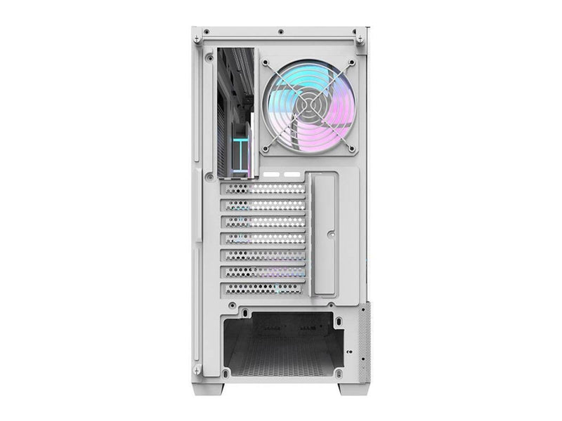 Darkflash Computer case DS900 AIR (white) + 6 ARGB Fans - Gehäuse - Miditower - Weiß