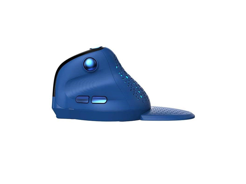 DeLUX M618XSD BT+2.4G RGB Wireless Vertical Mouse (blue) - Ergonomische Maus (Blau)