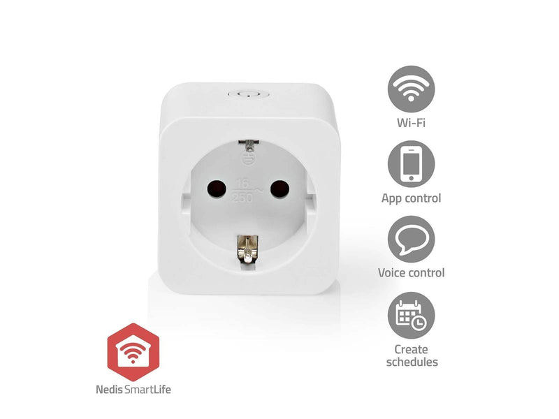 Nedis SmartLife Smart Plug Zigbee 3.0 IP21 Power meter White
