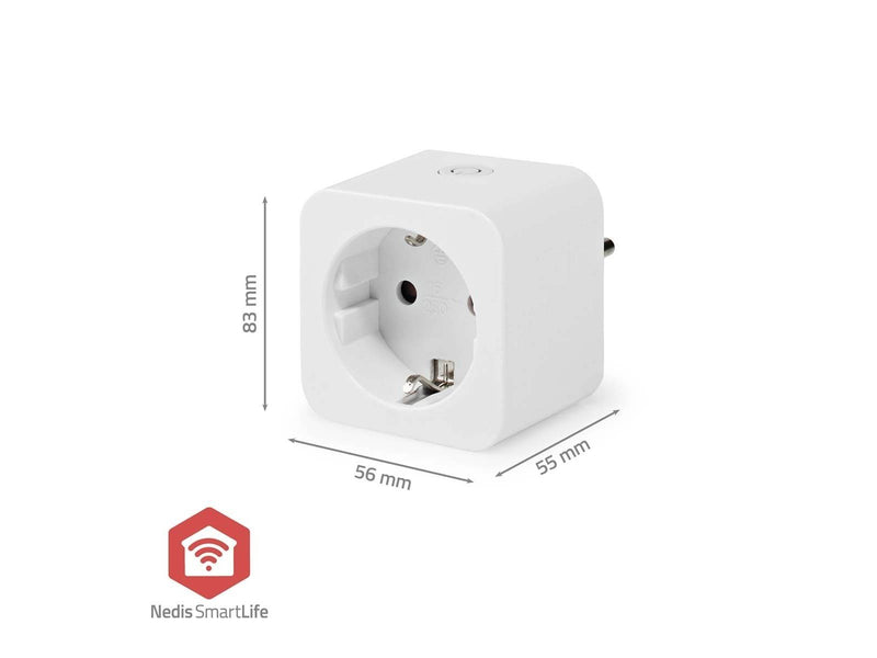 Nedis SmartLife Smart Plug Zigbee 3.0 IP21 Power meter White