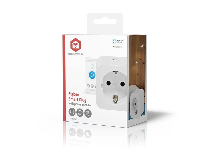 Nedis SmartLife Smart Plug Zigbee 3.0 IP21 Power meter White