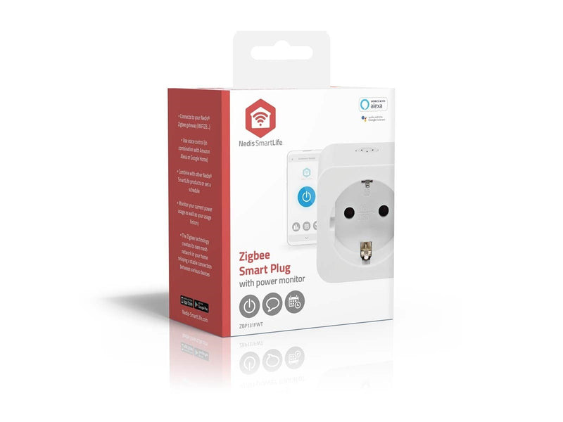 Nedis SmartLife Smart Plug Zigbee 3.0 IP21 Power meter White