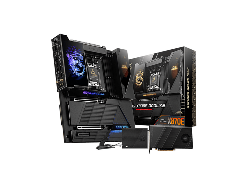 MSI MEG X870E GODLIKE Mainboard - AMD X870E - AMD AM5 socket - DDR5 RAM - Extended ATX