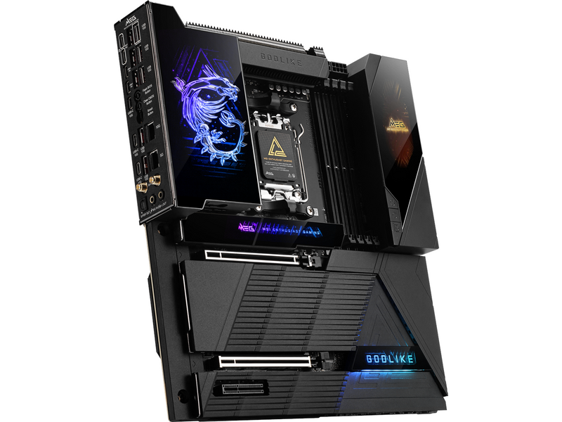 MSI MEG X870E GODLIKE Mainboard - AMD X870E - AMD AM5 socket - DDR5 RAM - Extended ATX