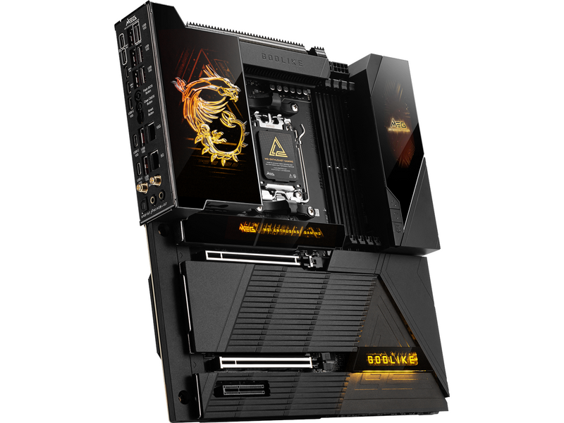 MSI MEG X870E GODLIKE Mainboard - AMD X870E - AMD AM5 socket - DDR5 RAM - Extended ATX