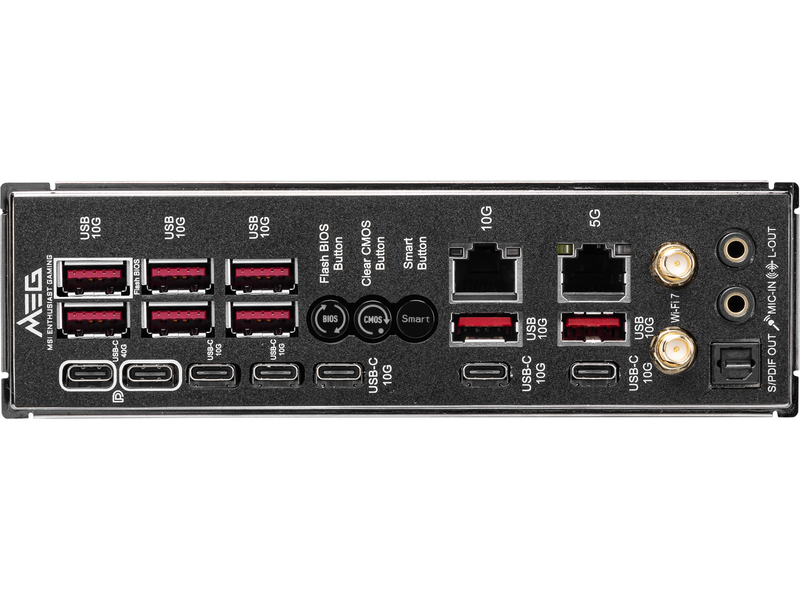 MSI MEG X870E GODLIKE Mainboard - AMD X870E - AMD AM5 socket - DDR5 RAM - Extended ATX