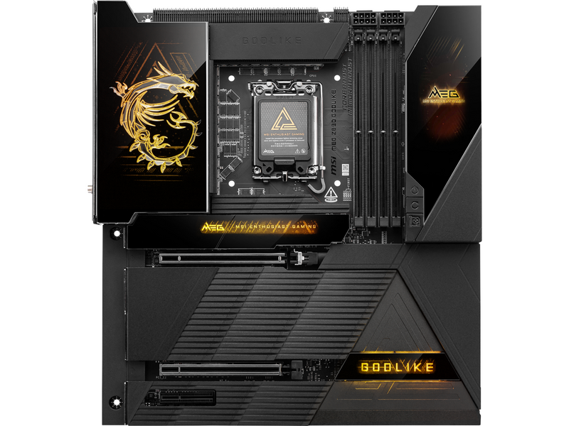 MSI MEG Z890 GODLIKE Mainboard - Intel Z890 - Intel LGA1851 socket - DDR5 RAM - Extended ATX
