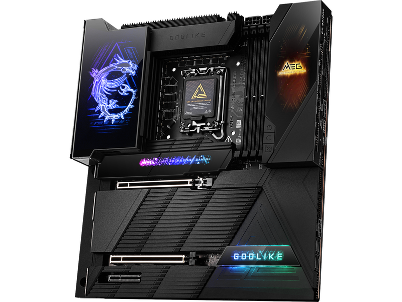 MSI MEG Z890 GODLIKE Mainboard - Intel Z890 - Intel LGA1851 socket - DDR5 RAM - Extended ATX