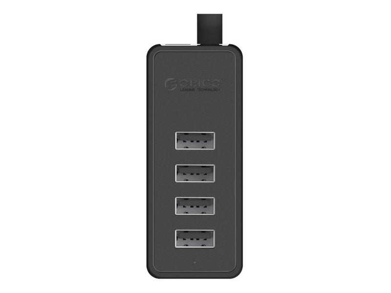ORICO W5P-30 USB to 4x USB 2.0 Hub Adapter (black) USB-Hubs - USB 2.0 - 4 - Schwarz