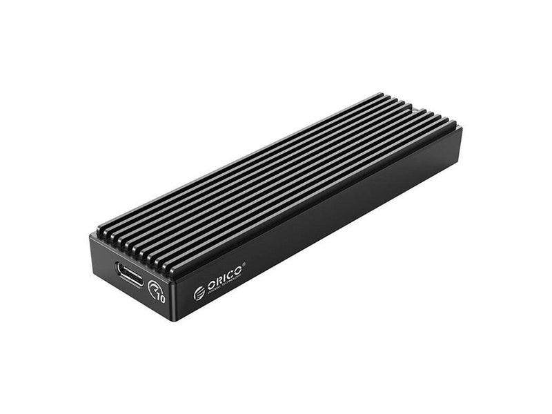ORICO NVME M.2 10gbps USB-A to USB-C + USB-C to USB-C drive enclosure (black)