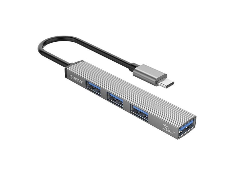 ORICO USB to USB 3.0 + 3x USB 2.0 Hub Adapter (gray) USB-Hubs - USB 3.0 - 4 - Grau