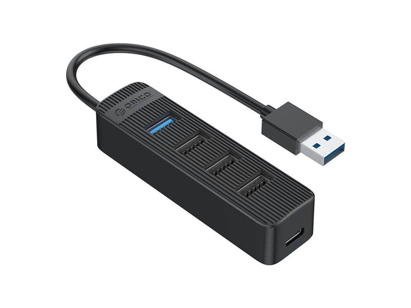 ORICO USB to USB 3.0 + 3x USB 2.0 Hub Adapter (black) USB-Hubs - USB 3.0 - 5 - Schwarz