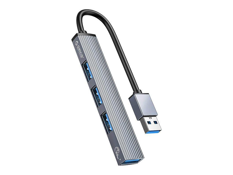 ORICO AH-A13 USB to 4x USB 3.0 Hub Adapter (gray) USB-Hubs - USB 3.0 - 4 - Grau