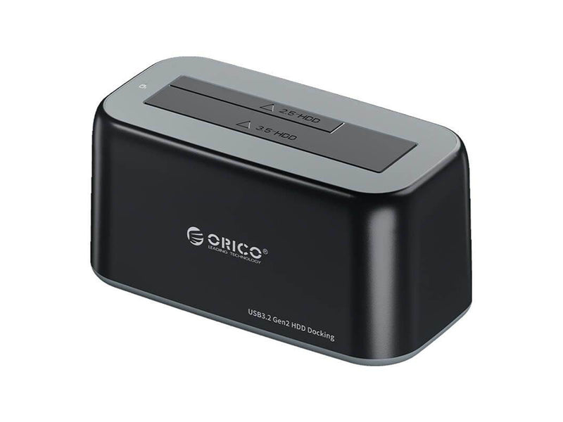 ORICO docking station for 2.5 / 3.5" HDD / SSD 5Gbps USB-C to USB-C/A (black)