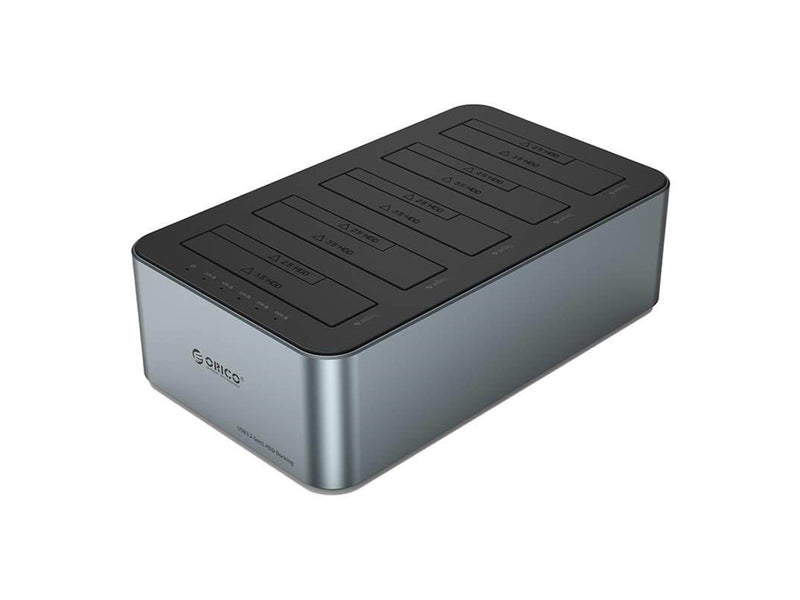 ORICO docking station for 2.5" / 3.5" HDD / SSD 5Gbps USB-C to USB-C/A with cloning function (black)