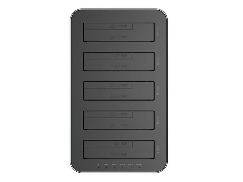 ORICO docking station for 2.5" / 3.5" HDD / SSD 5Gbps USB-C to USB-C/A with cloning function (black)