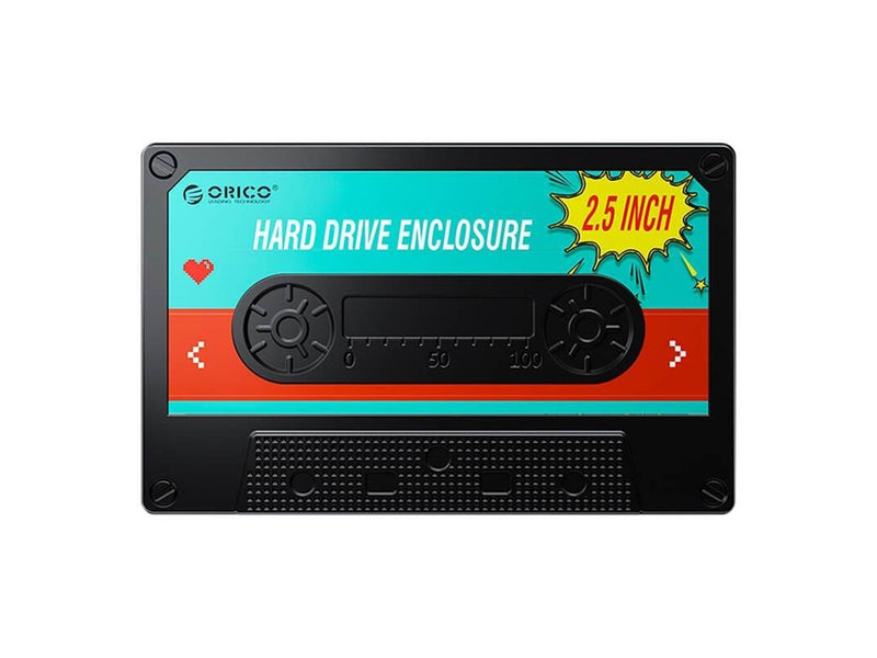 ORICO 2580 HDD/SSD 2.5" drive enclosure 5Gbps USB-A to USB Micro-B (black)