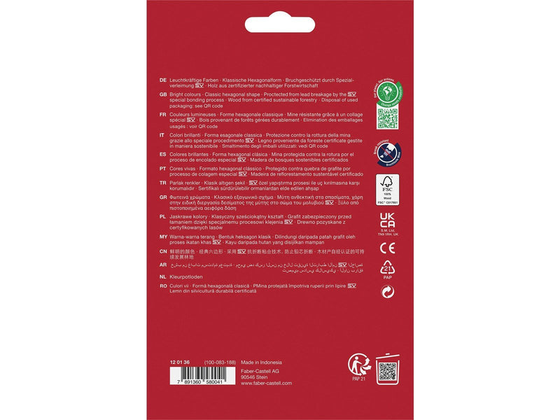 Faber Castell Classic Colour Pencil (pack of 36)
